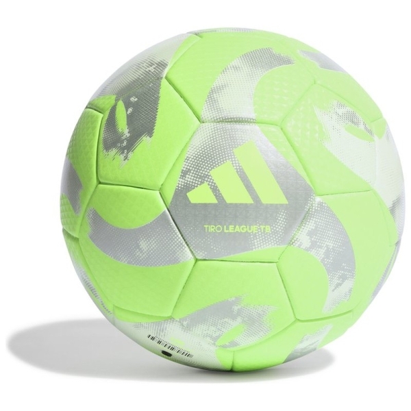 Adidas Tiro League TB futbolo kamuolys, 5 dydis, žalia/sidabrinė spalva