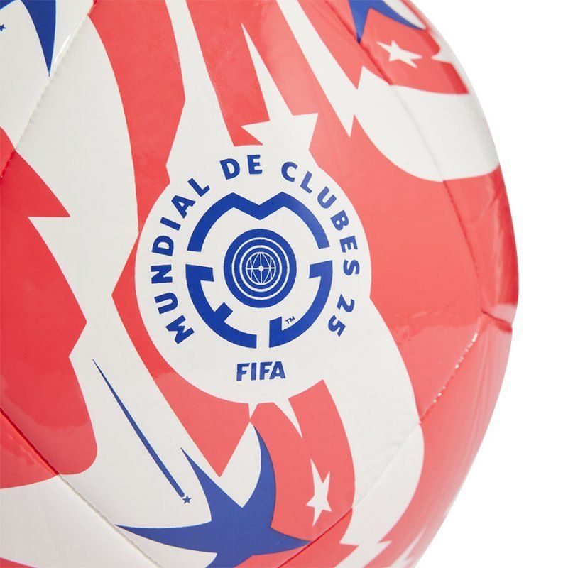 Adidas FCWC Club Replica futbolo kamuolys, dydis 5, spalva balta-raudona-mėlyna