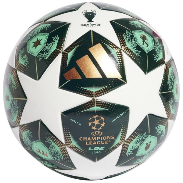 "Adidas UCL League" futbolo kamuolys J290, juodai baltas "Adidas UCL League" futbolo kamuolys J290, juodai baltas