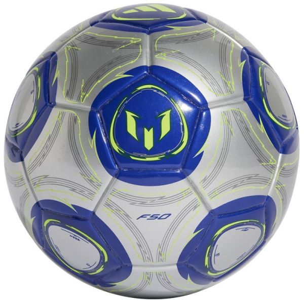 Adidas Messi F50 futbolo kamuolys, mini dydžio, pilkai mėlynos spalvos