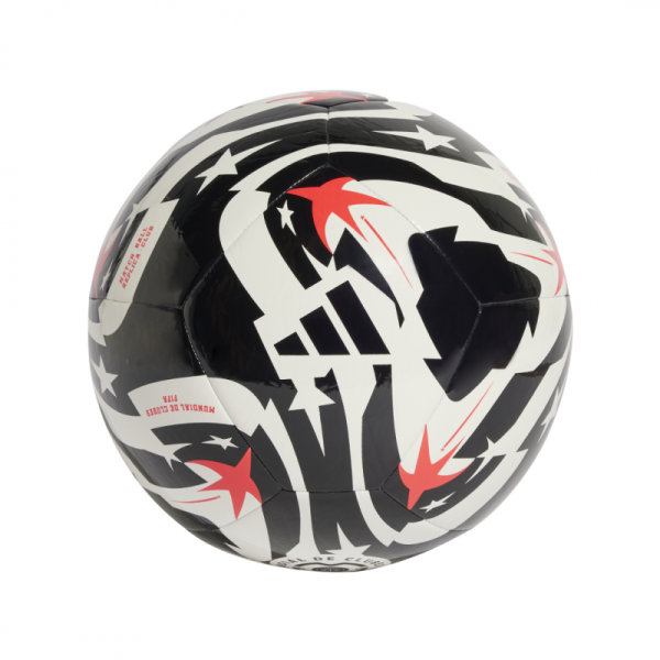 Adidas FCWC klubinis futbolo kamuolys, 5 dydis, balta/juoda/raudona spalva Adidas FCWC klubinis futbolo kamuolys, 5 dydis, balta/juoda/raudona spalva
