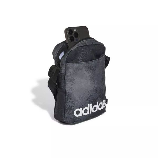 "Adidas Lin G ORG" maišelis, JV5274, pilkai juodos spalvos